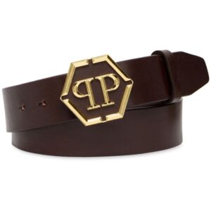 Louis Vuitton logo-buckle leather belt