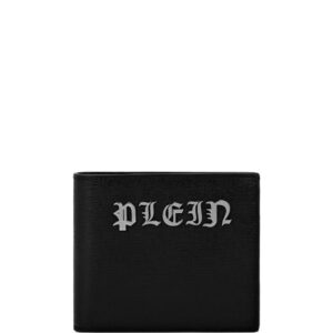 Philipp Plein logo-lettering lather wallet