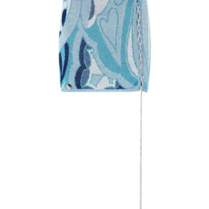 Philipp Plein lurex knit mini skirt