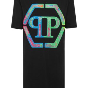Philipp Plein logo-embellished cotton T-shirt dress