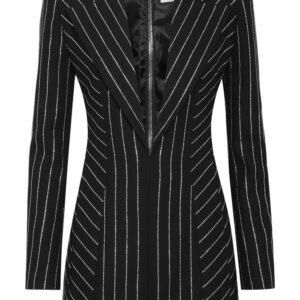 Philipp Plein Cady pinstripe-pattern minidress