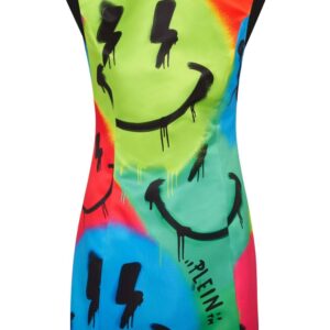 Philipp Plein all-over graphic-print mini dress