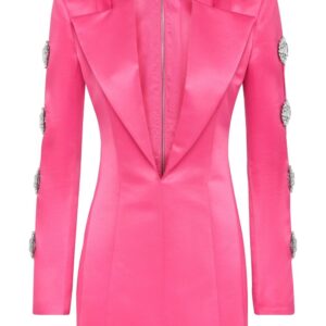 Philipp Plein crystal-embellished mini dress