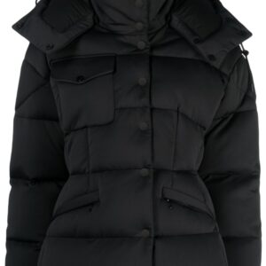 Moncler  logo-patch hooded padded jacket