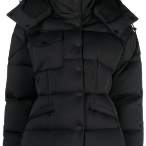 Moncler  logo-patch hooded padded jacket