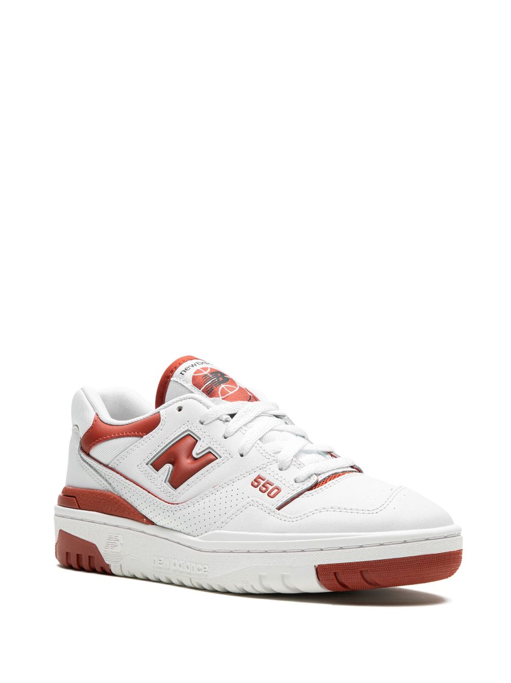 New Balance 550 logo-embossed leather sneakers - Image 2