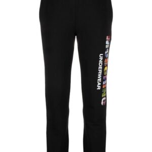 Moschino  logo check-patern track pants