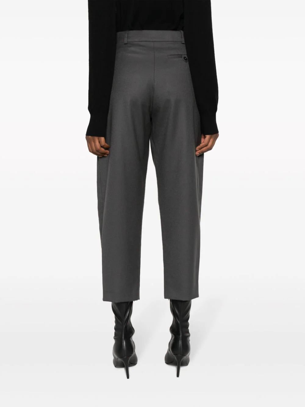 Stella McCartney cropped pleated wool trousers - Image 4