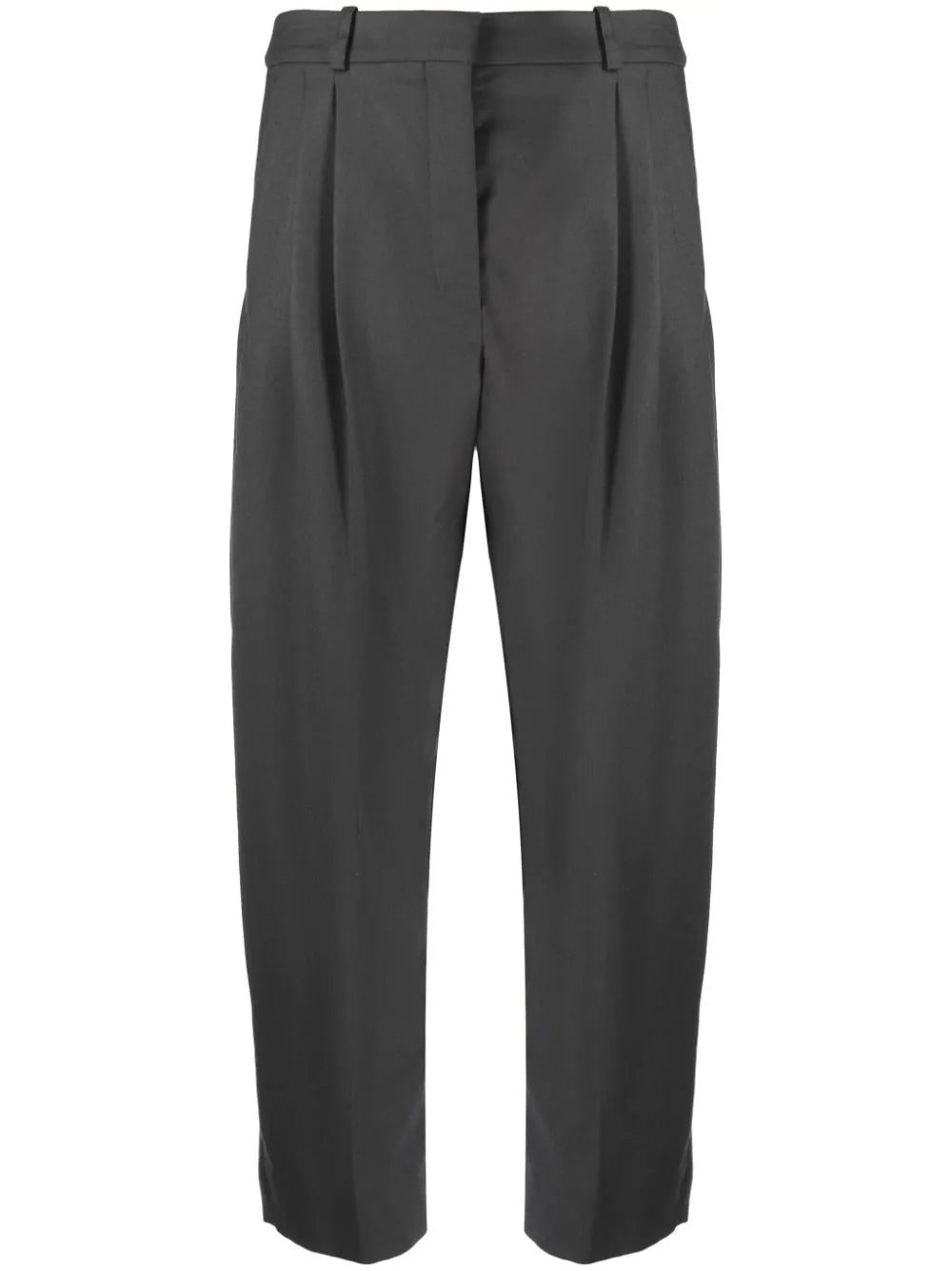 Stella McCartney cropped pleated wool trousers