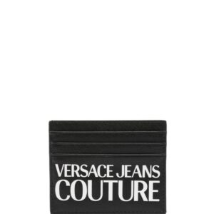 Versace Jeans Couture logo-print leather cardholder