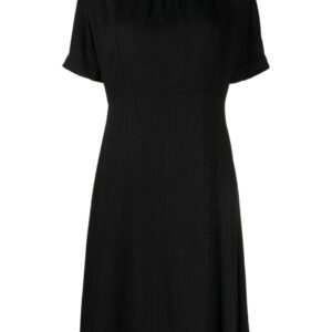 Givenchy 4G-jacquard silk midi dress