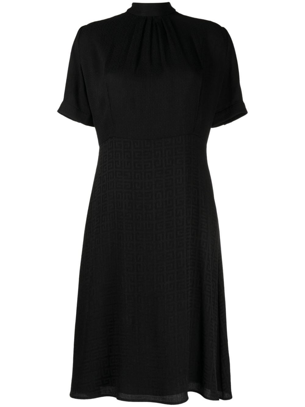 Givenchy 4G-jacquard silk midi dress
