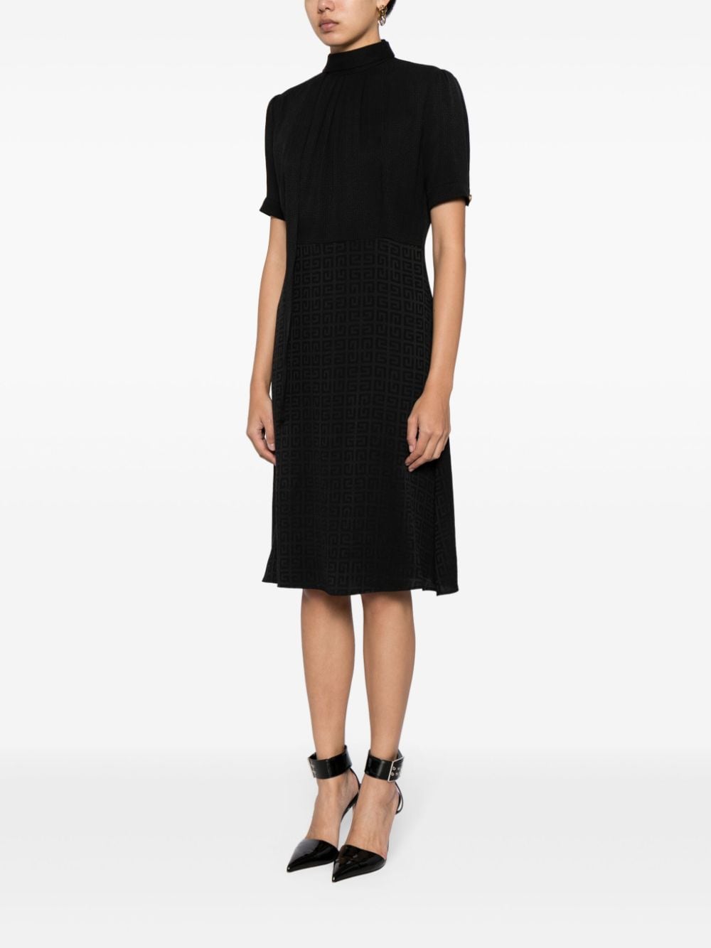 Givenchy 4G-jacquard silk midi dress - Image 3