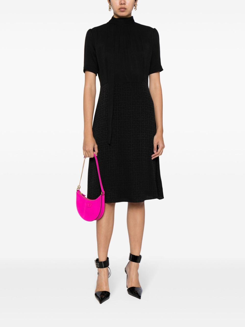 Givenchy 4G-jacquard silk midi dress - Image 2