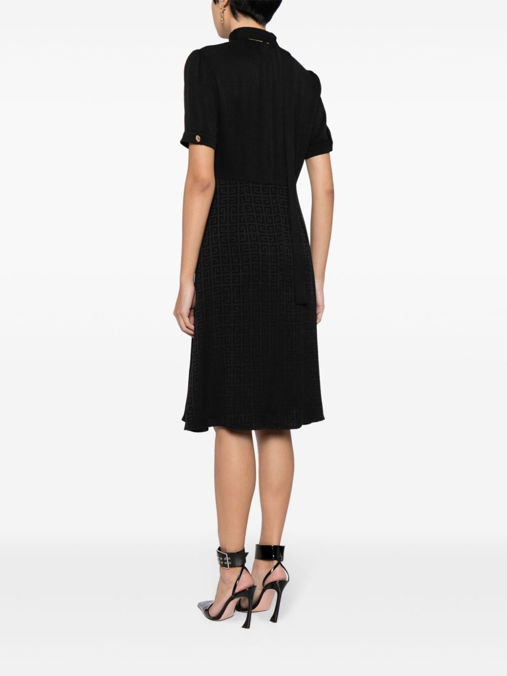 Givenchy 4G-jacquard silk midi dress - Image 4