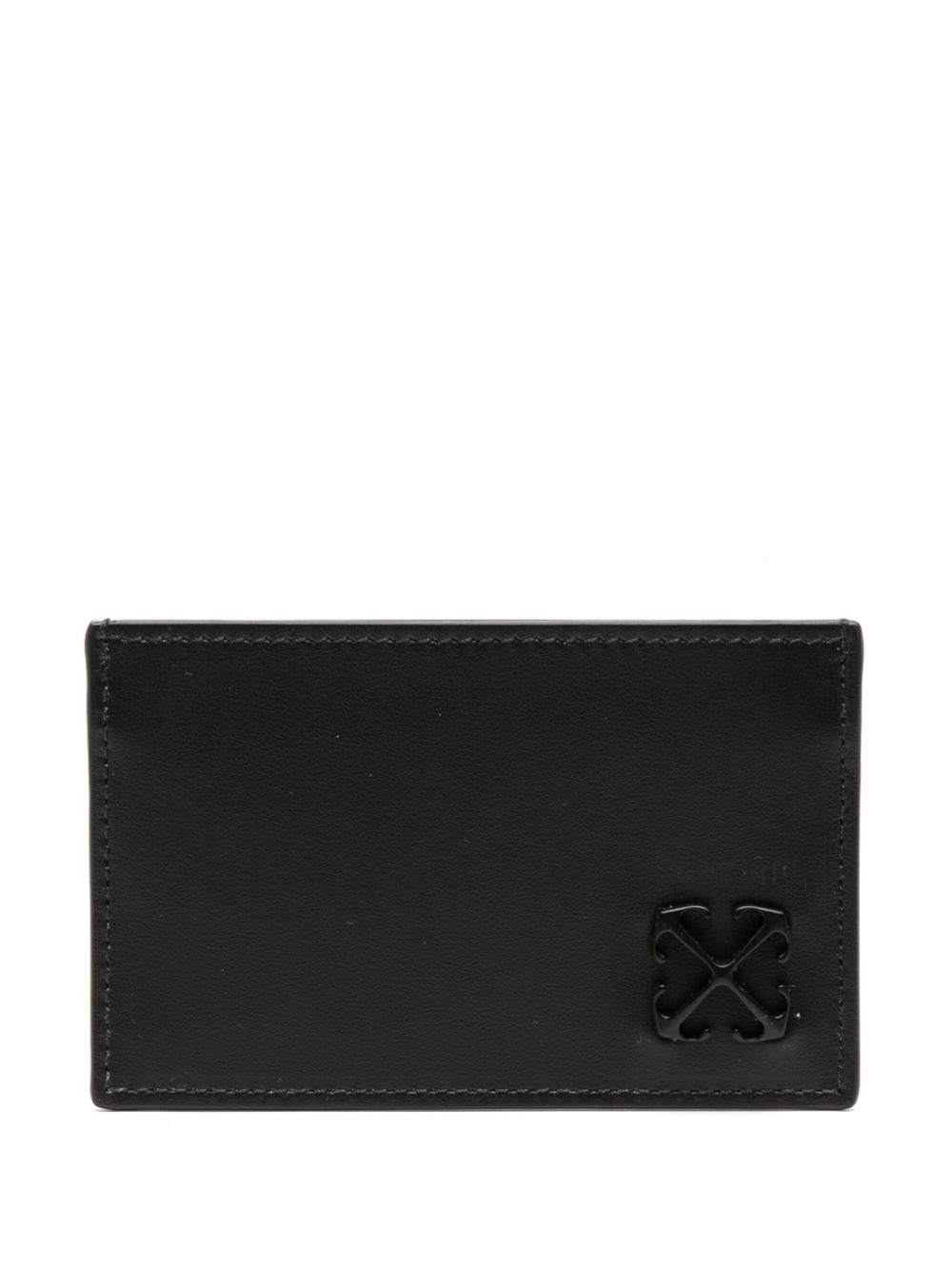 Off-White Arrows-motif leather cardholder