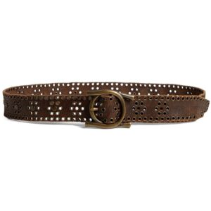 Louis Vuitton perforated leather belt