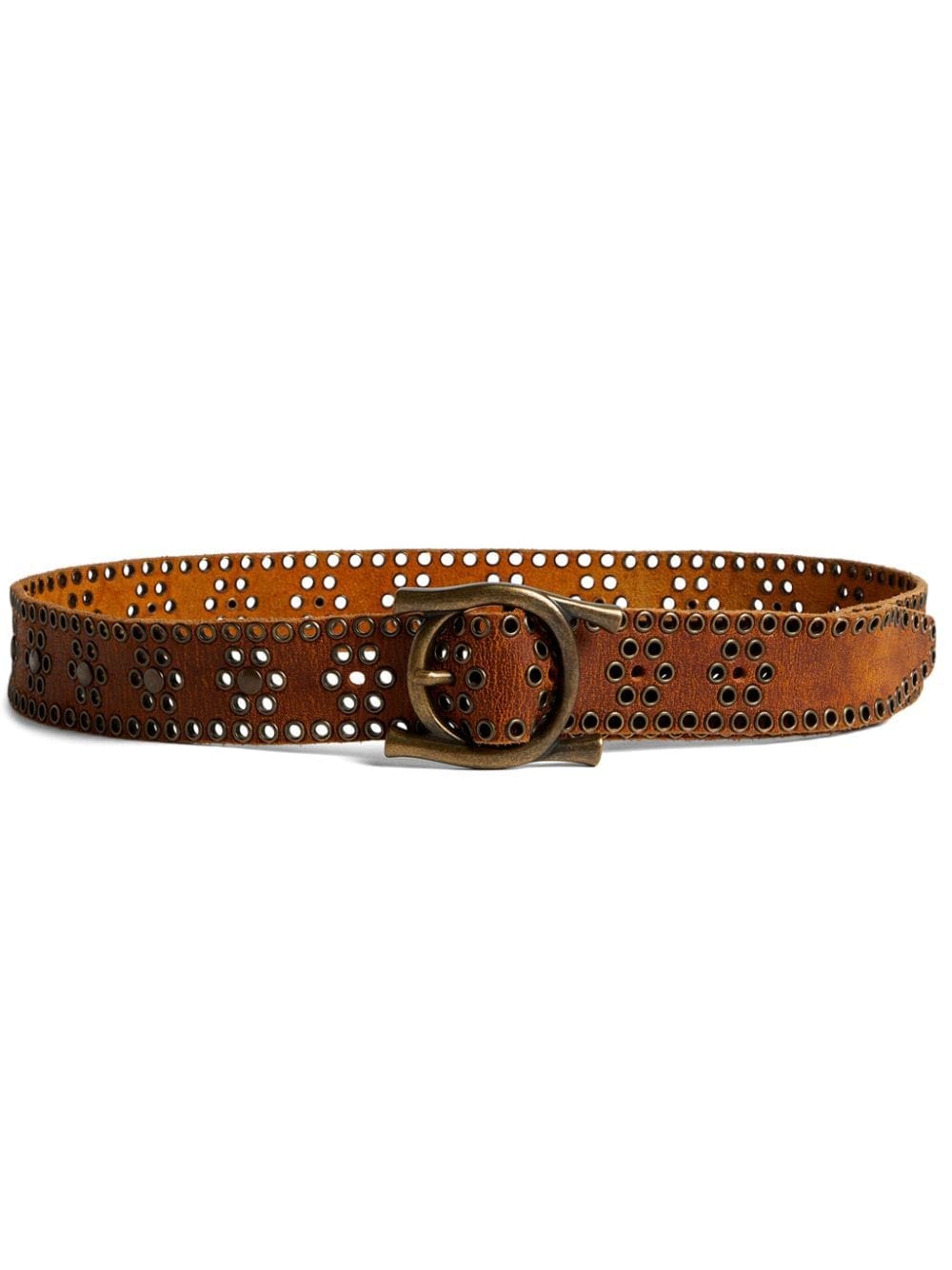 Louis Vuitton eyelet-embellished leather belt