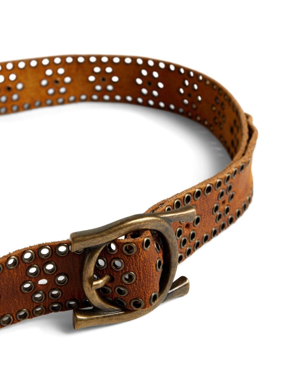 Louis Vuitton eyelet-embellished leather belt - Image 4