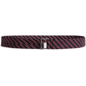 Louis Vuitton striped twill belt