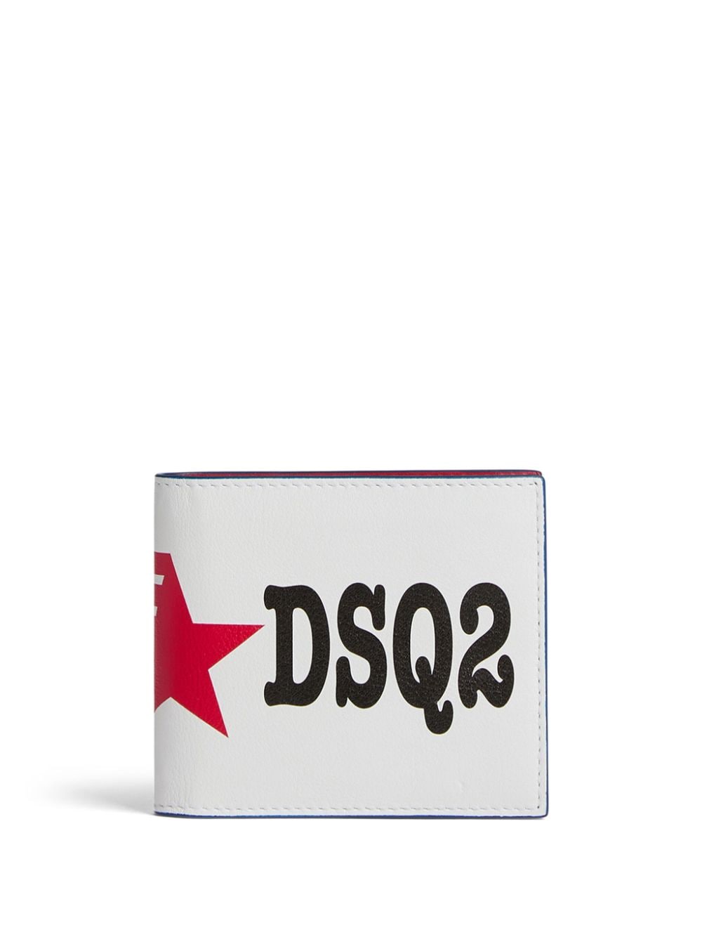 DSQUARED2 logo-print leather wallet