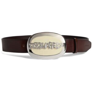 Louis Vuitton logo-buckle leather belt