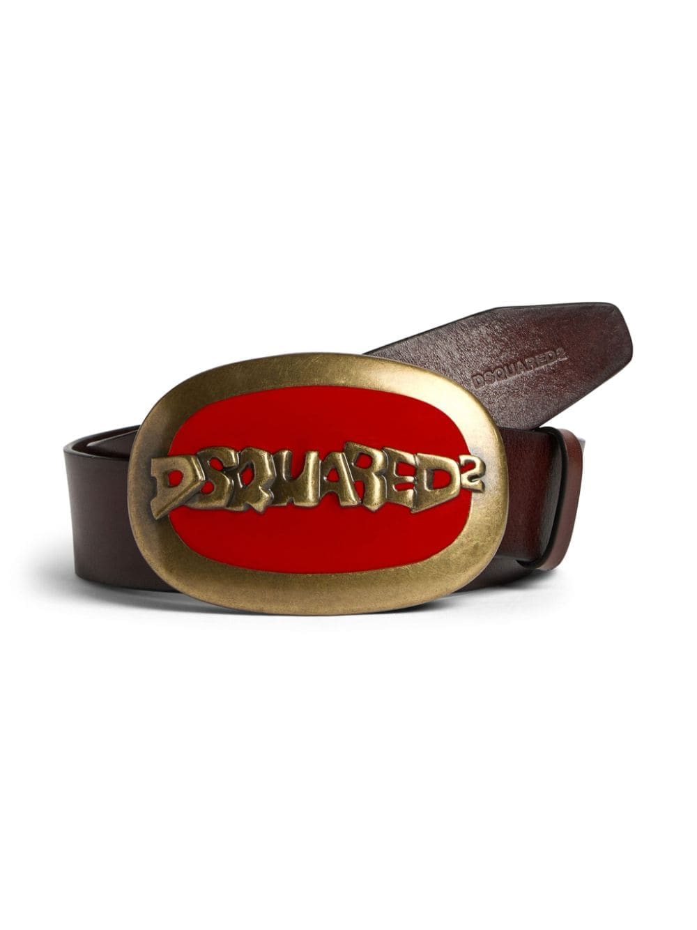 Louis Vuitton logo-buckle leather bet - Image 3