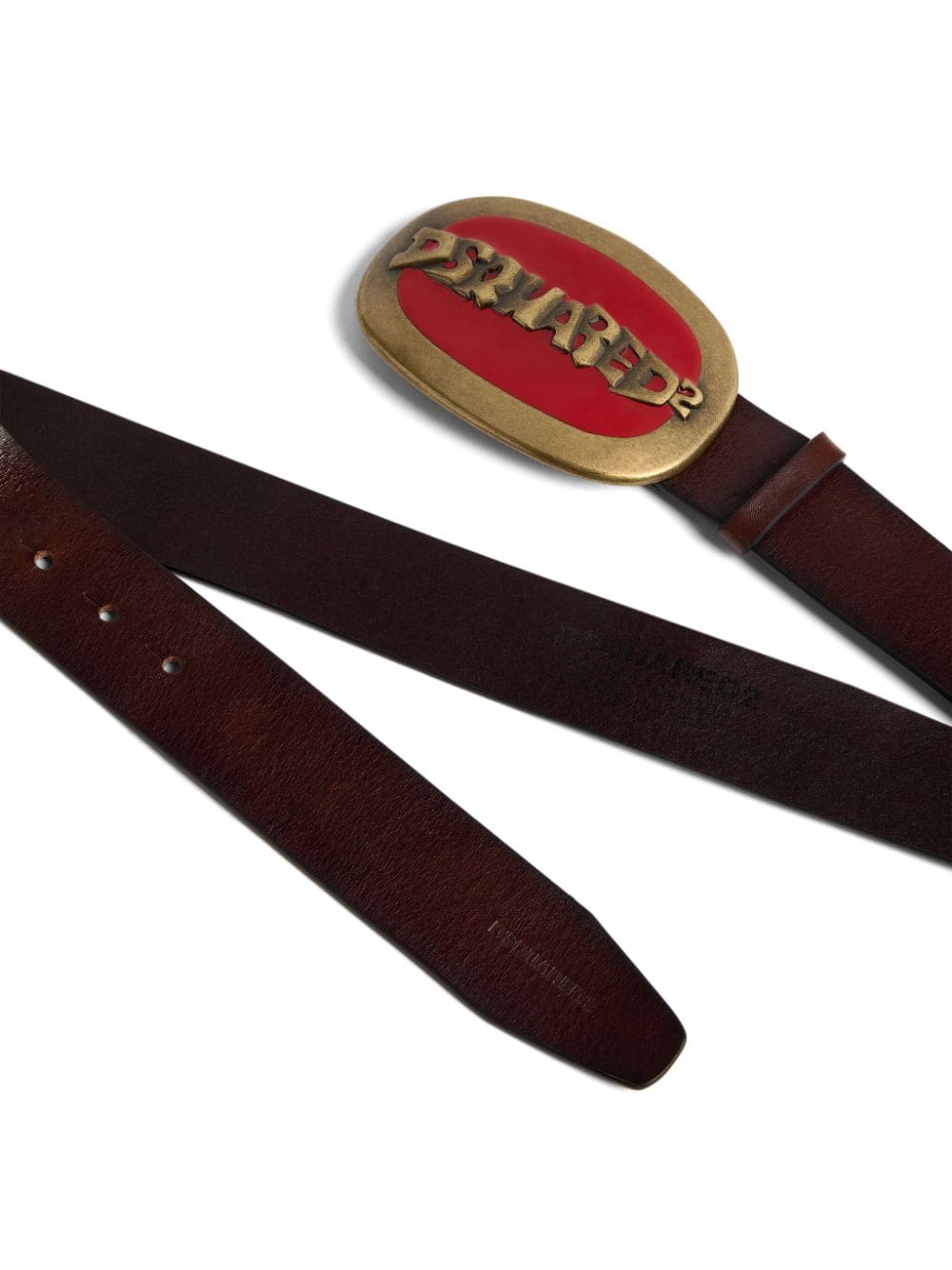 Louis Vuitton logo-buckle leather bet - Image 2