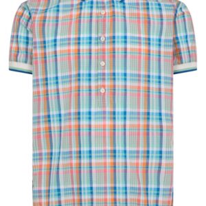 Dsquared2 logo-print checked polo shirt