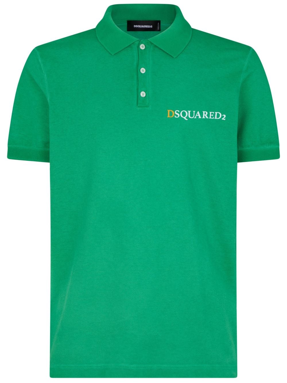 Dsquared2 logo-print cotton polo shirt
