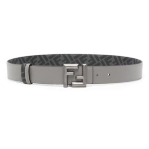 Louis Vuitton FF logo-buckle leather belt