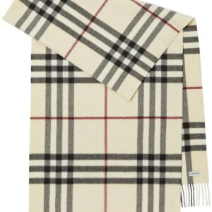 Burberry  check-pattern cashmere scarf
