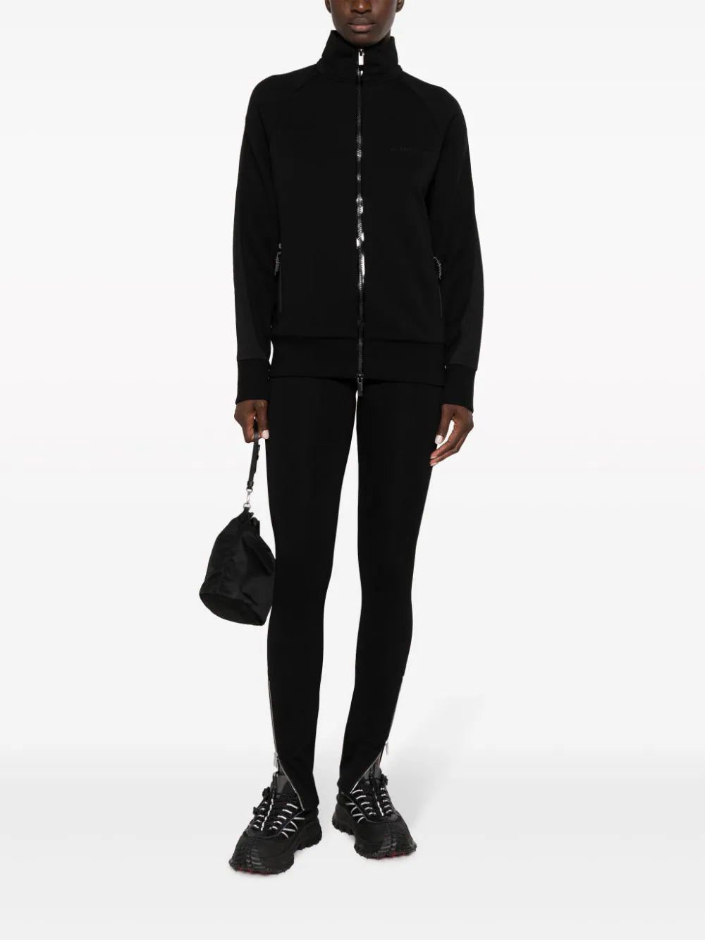 Moncler logo-embroidered high-neck jacket - Image 2