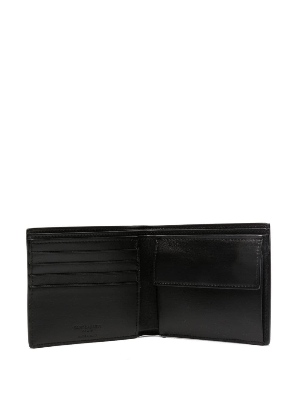 Saint Laurent logo-debossed leather wallet - Image 3