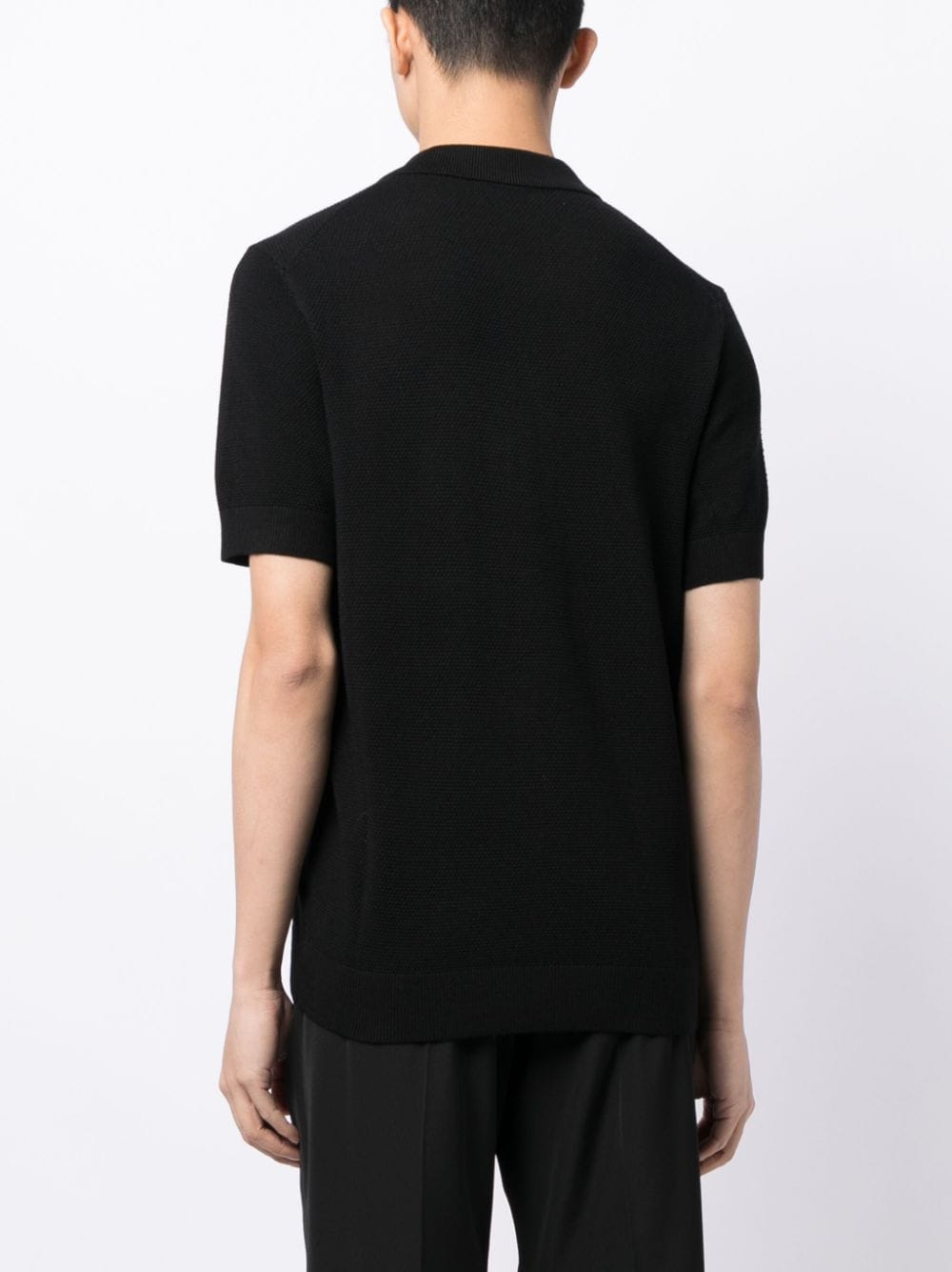 HUGO logo-patch zipped polo shirt - Image 4