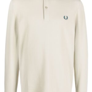 Fred Perry logo-embroidered cotton polo shirt
