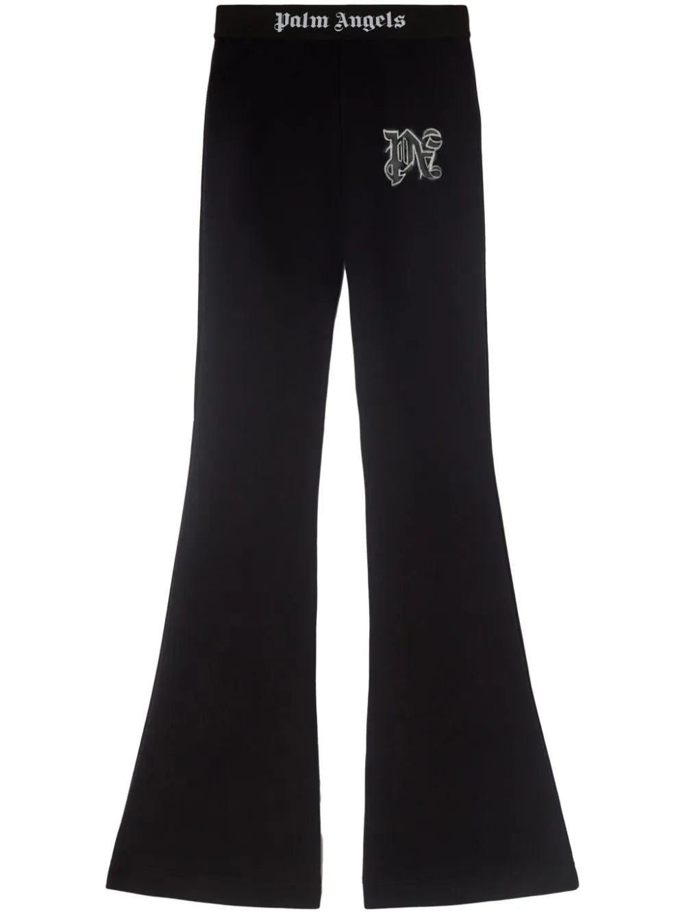 Palm Angels PA Spray-print flared track pants