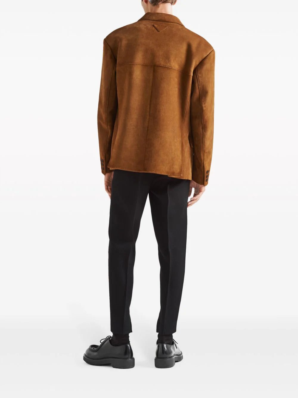 Prada single-breasted suede blazer - Image 3