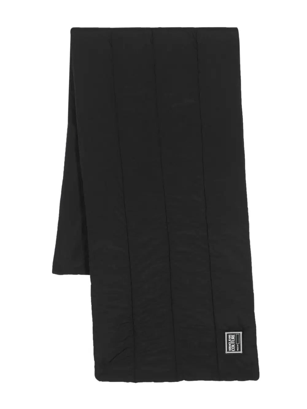 Versace Jeans Couture logo-patch padded scarf