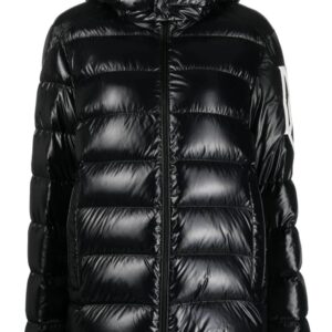 Moncler  Saulx logo-patch puffer jacket