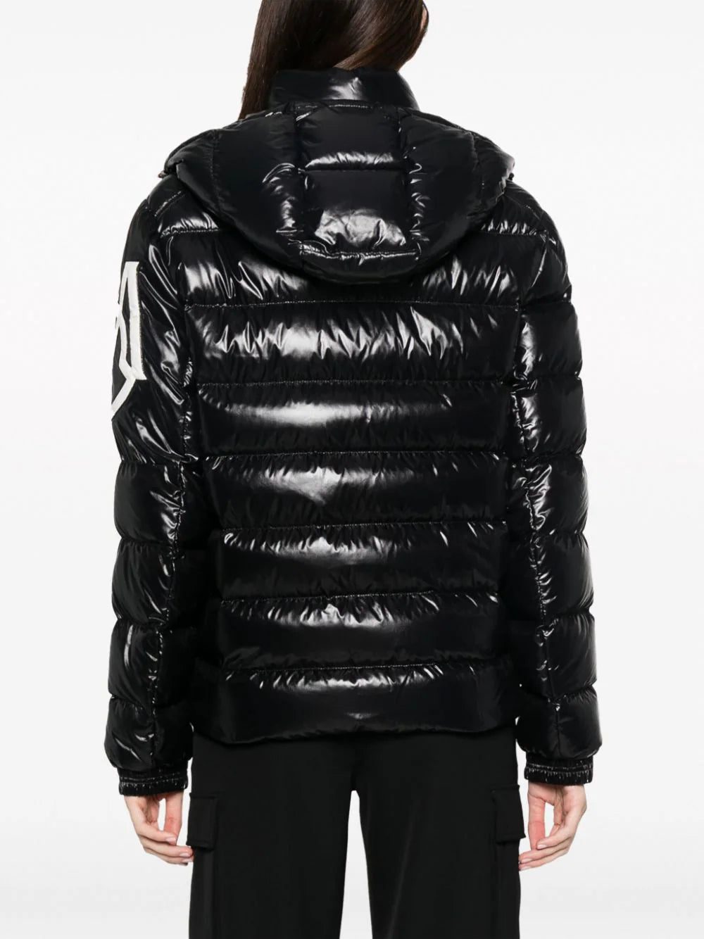 Moncler Saulx logo-patch puffer jacket - Image 4