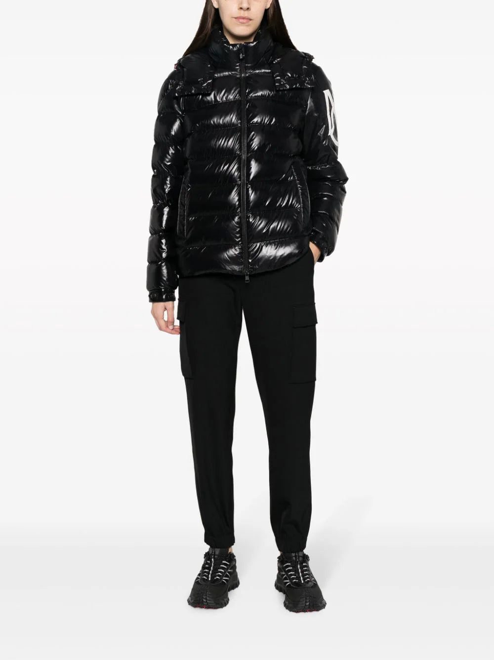 Moncler Saulx logo-patch puffer jacket - Image 2