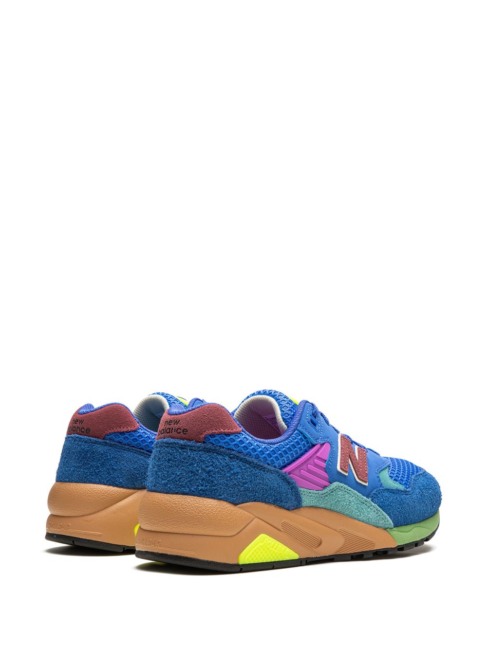 New Balance 580 OG "Blue/Bright Lapis/Washed Burgundy" suede sneakers - Image 3