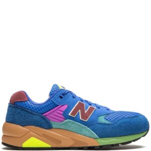 New Balance 580 OG "Blue/Bright Lapis/Washed Burgundy" suede sneakers