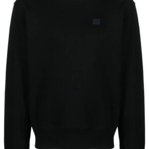 Acne Studios  logo-appliqué jersey sweatshirt