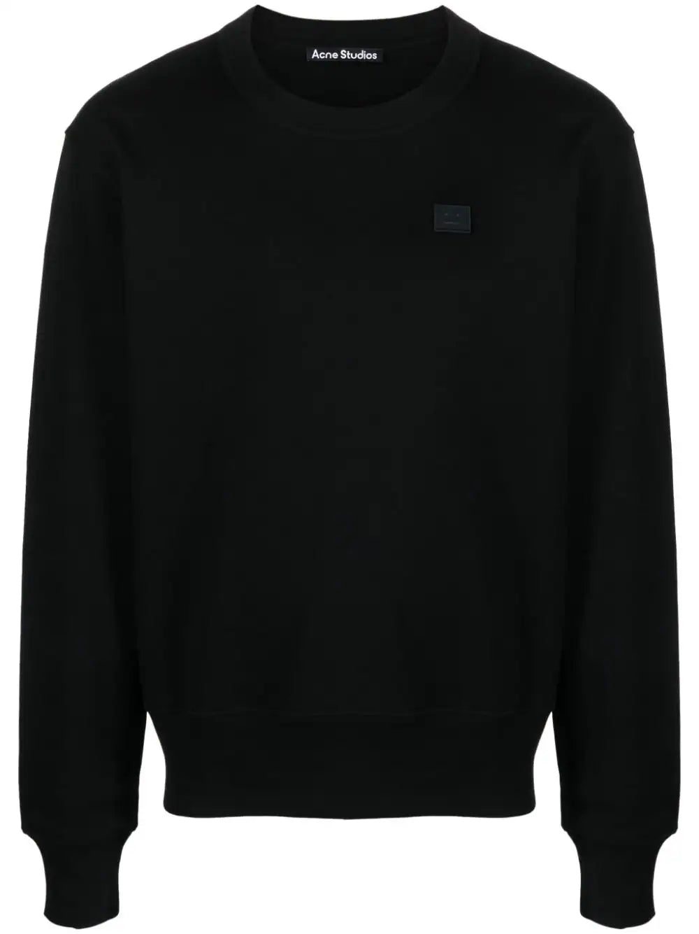Acne Studios logo-appliqué jersey sweatshirt