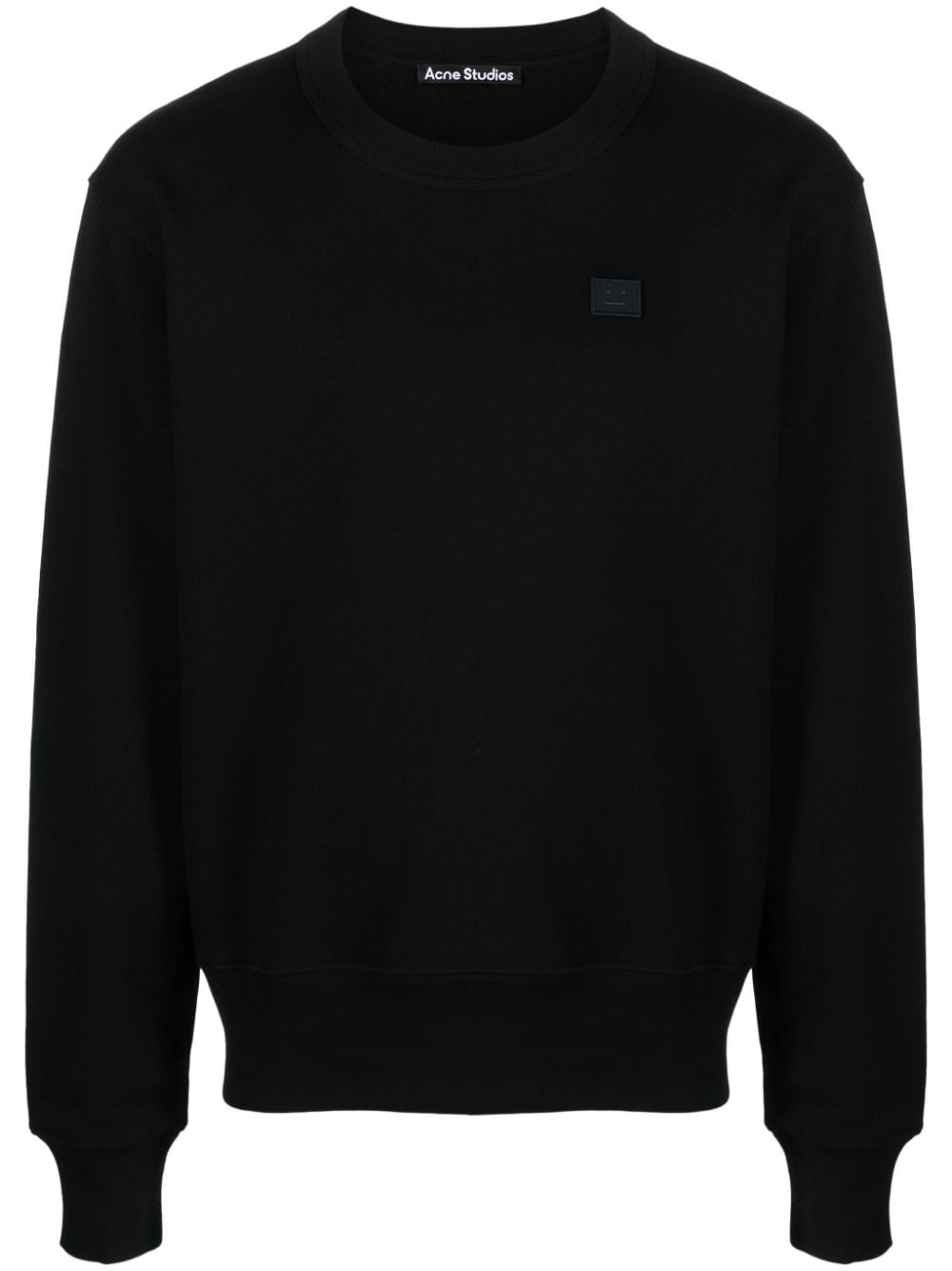 Acne Studios logo-appliqué jersey sweatshirt
