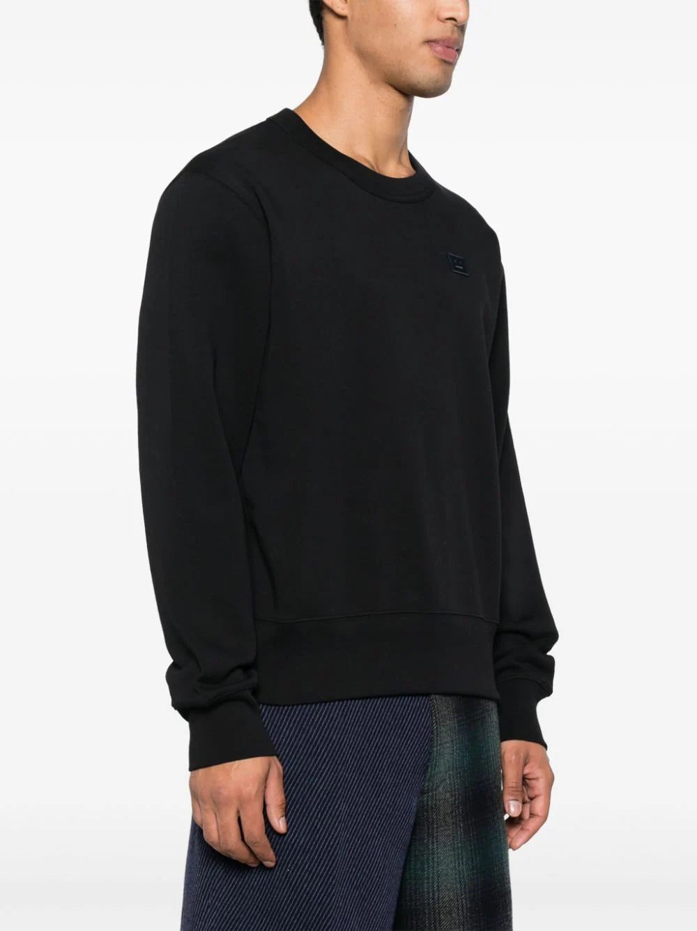 Acne Studios logo-appliqué jersey sweatshirt - Image 4