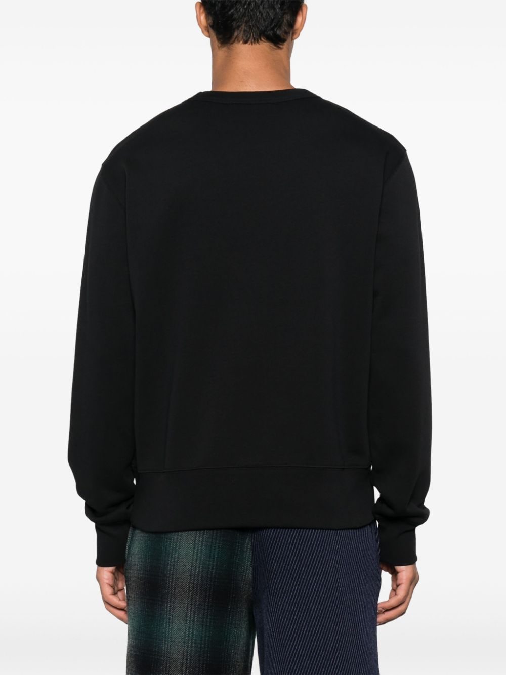 Acne Studios logo-appliqué jersey sweatshirt - Image 5