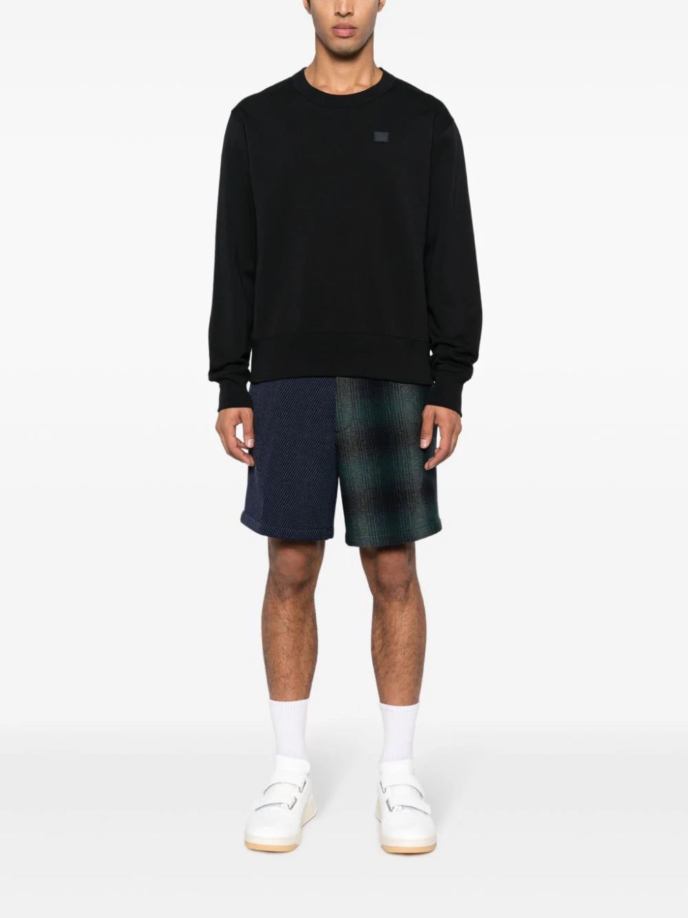 Acne Studios logo-appliqué jersey sweatshirt - Image 2